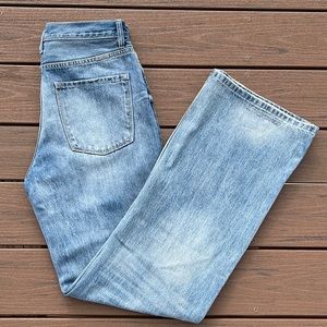 KanCan Estilo Wide Leg Jeans 90’s Flare 9/28 Button Fly NWOT